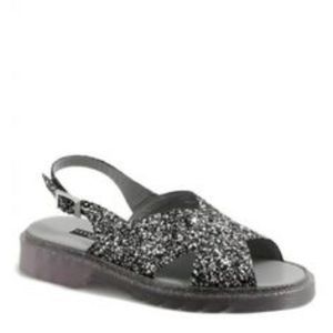 Susana Traça Women's Black Jenny Glitter Sandals 41